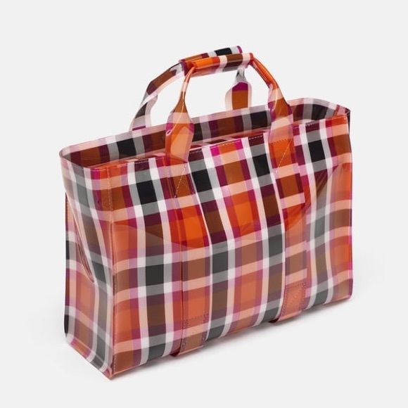 Zara Handbags - Zara plaid shopper bag